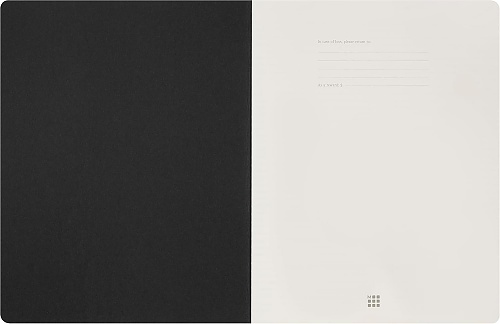 Zeszyt Moleskine Student Cahier XXL (21.6X27.9 cm) Gładki Czarny (Moleskine Student XXL Plain Black Soft Cover) - 8056999276898